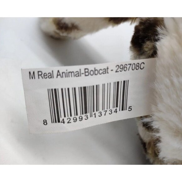 Walmart Plush Bobcat Lynx Stuffed Animal Jungle Spotted Wild Cat Friend Toy 12" - Picture 10 of 10